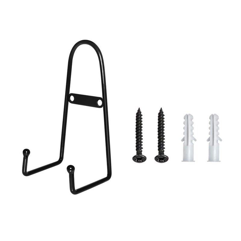 MOCOUM 4 Pack Wall Mount Plate Display Stands, Medium Wall Easel Holder Plate Hanger Vertical Plate Stand Holders, Wall Display Picture Frame Stand for Decorative Plates, Arts (Straight, 6 inch) - Image 2